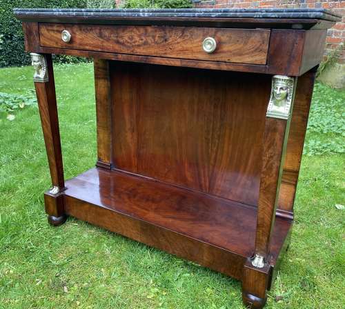 French Empire console table