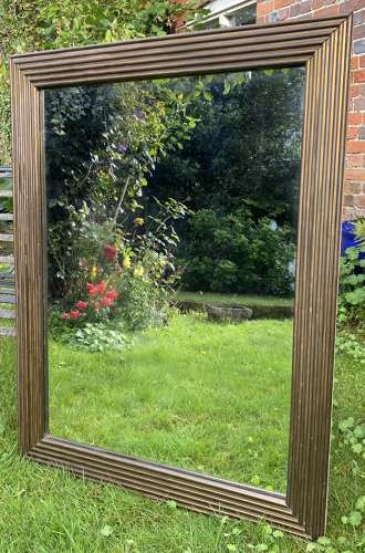 Brass bistro mirror