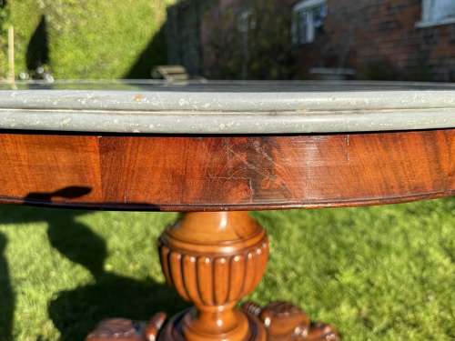 French flame mahogany Gueridon