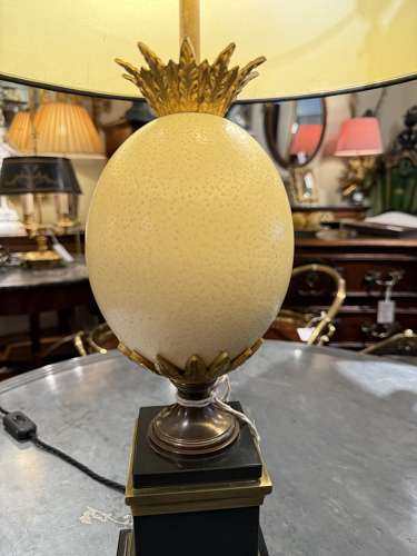 Maison Charles Ostrich Egg lamp