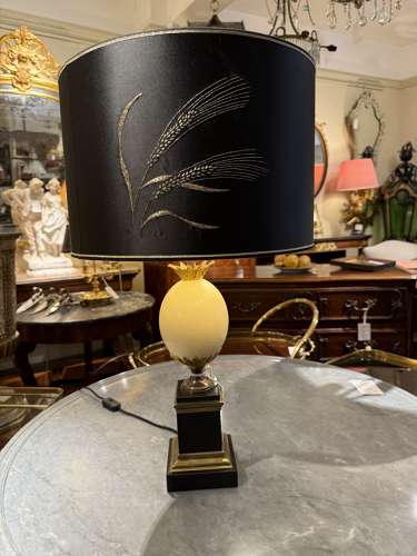 Maison Charles Ostrich Egg lamp