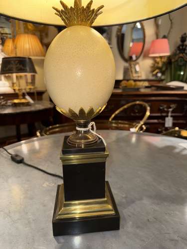 Maison Charles Ostrich Egg lamp