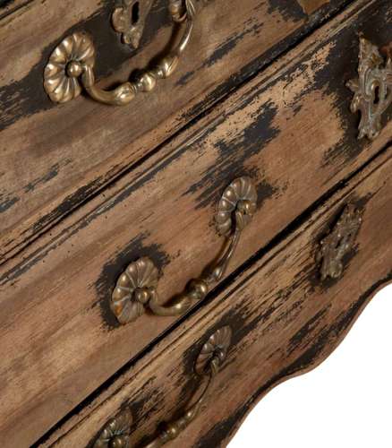 18th Century French Walnut Tombe Commode
