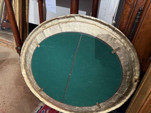 Cast brass mid century mirror