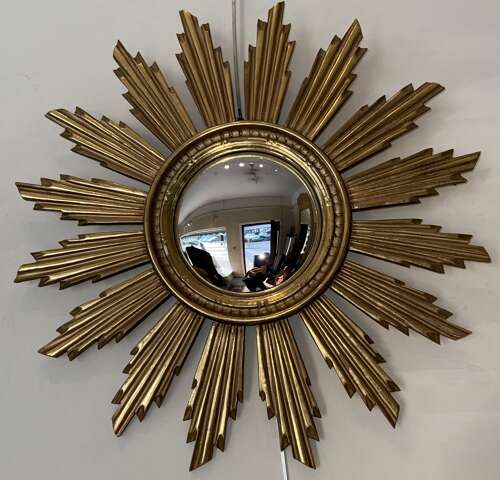 Mid Century sunburst mirror