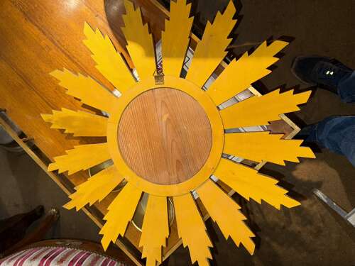 Mid Century sunburst mirror