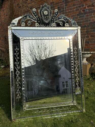 Large Venetian mirror