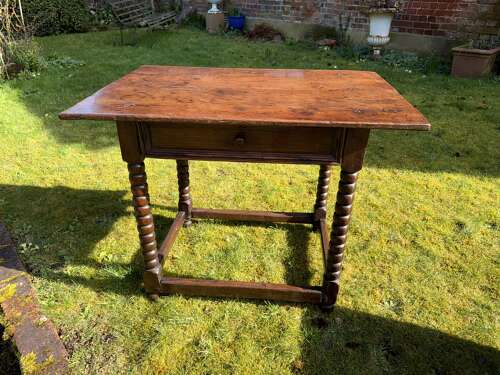 17th Century side table in oak