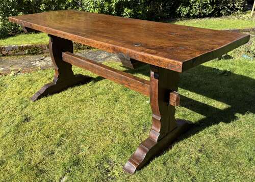 Oak refectory table