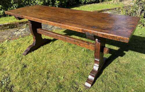 Oak refectory table