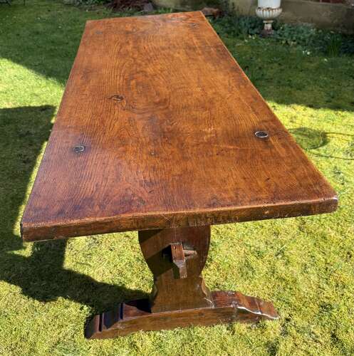 Oak refectory table