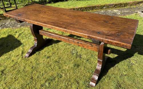 Oak refectory table