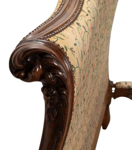 19th C French Walnut Kingsize Bed