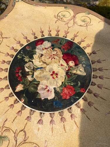 Painted occasional table