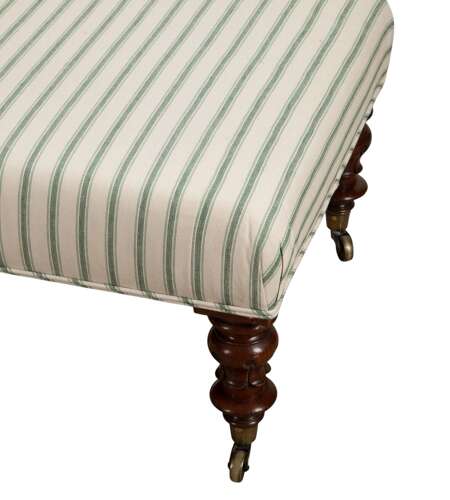 19th Century English William IV Mahogany Stool