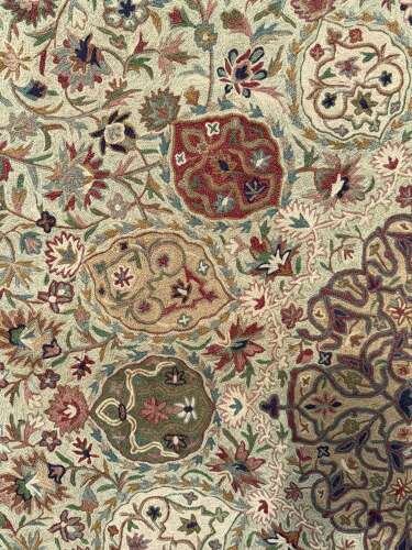 Large Crewelwork wall hanging or carpet