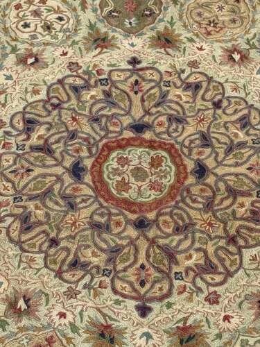 Large Crewelwork wall hanging or carpet