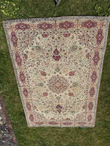Large Crewelwork wall hanging or carpet