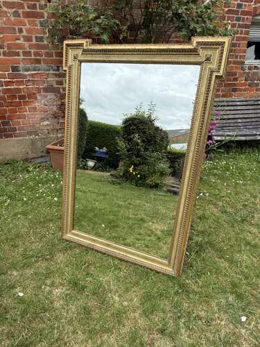 19th Century French gilt mirror