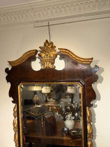Large George II style wall mirror