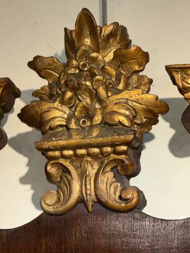 Large George II style wall mirror
