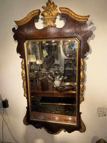 Large George II style wall mirror