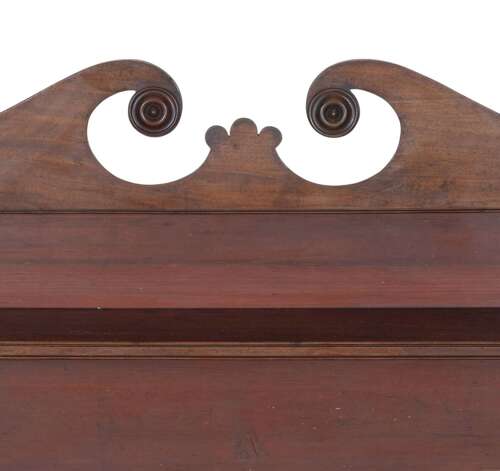 William IV Mahogany Waterfall Bookcase