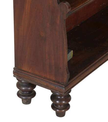 William IV Mahogany Waterfall Bookcase