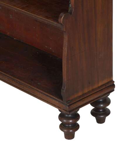William IV Mahogany Waterfall Bookcase
