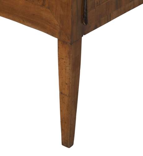 18th C Italian Parquetry Walnut Commode
