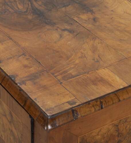 18th C Italian Parquetry Walnut Commode