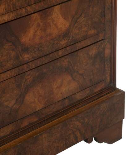 19th C French Louis Philippe Walnut Commode
