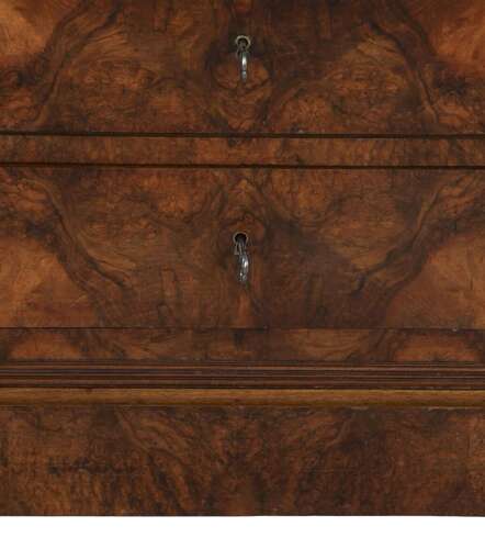 19th C French Louis Philippe Walnut Commode