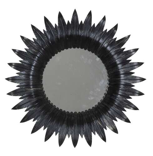 Pair Of Mid-century Spanish Starburst Mirrors
