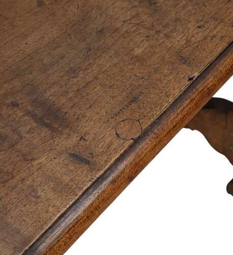 19th C Spanish Walnut Table