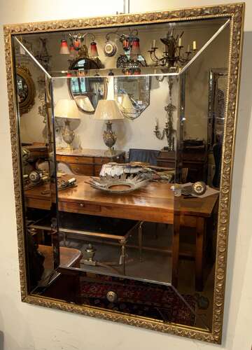 Mid Century cushion mirror