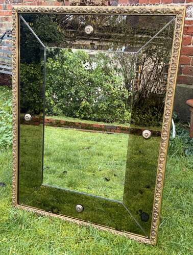 Mid Century cushion mirror