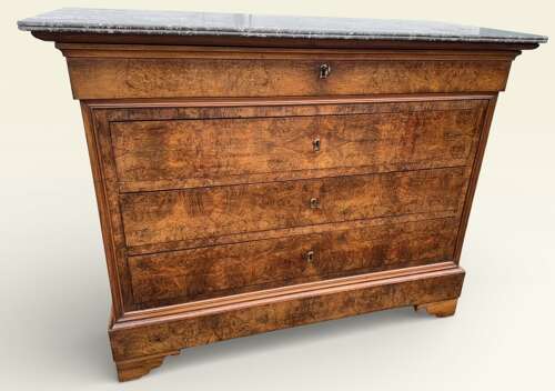 Figured Walnut Louis Philippe Commode