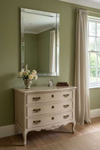 Large rectangular Venetian mirror
