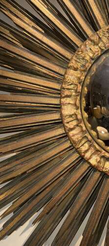 Very large sunburst mirror
