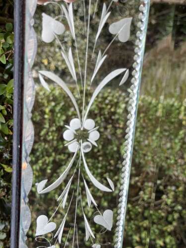 Large rectangular Venetian mirror
