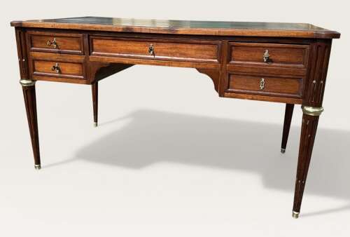 19th Century French writing table in mahogany
