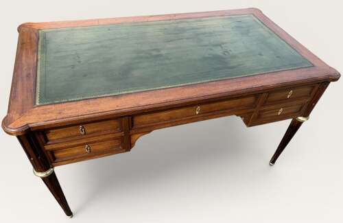 19th Century French writing table in mahogany