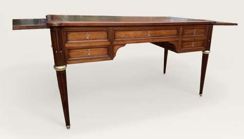 19th Century French writing table in mahogany