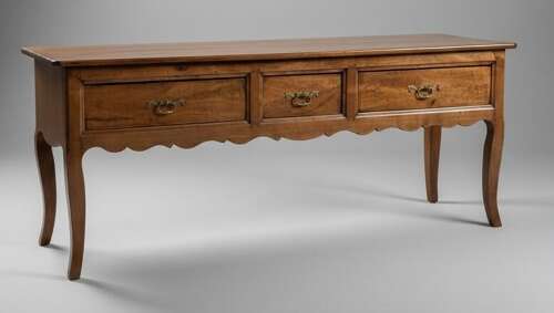Large 18th Century cherrywood server or dresser base