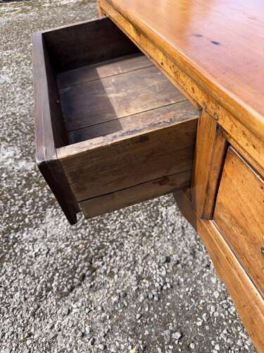 Large 18th Century cherrywood server or dresser base