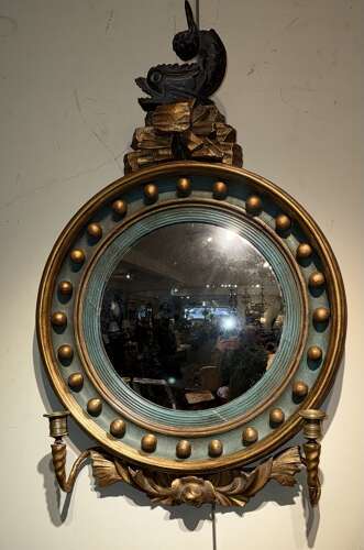 Regency Convex Mirror