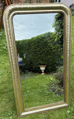 Large Silver Gilt mirror