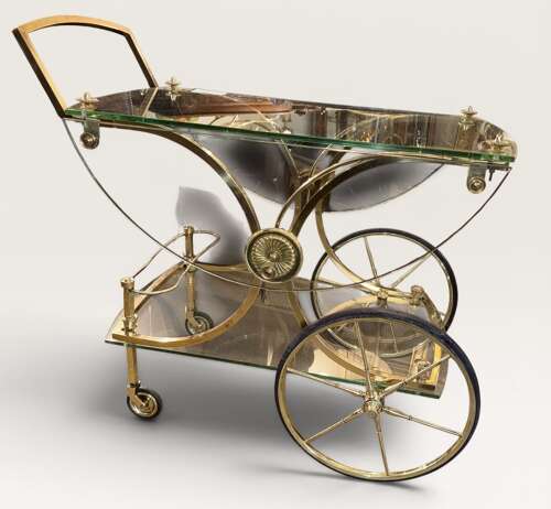 Maison Bagues Drinks Trolley or Bar Cart