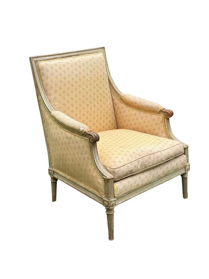18th C French Louis XVI Armchair by Henri Jacob